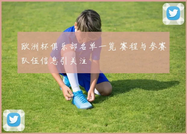 欧洲杯俱乐部名单一览 赛程与参赛队伍信息引关注